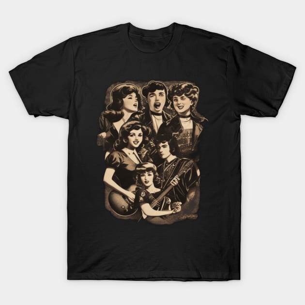 Vintage Music Group T-Shirt by Hunter_c4 "Click here to uncover more designs"